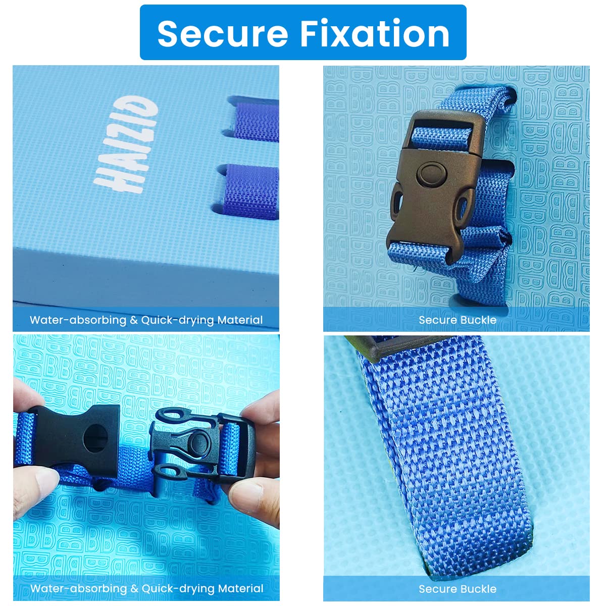 Proberos Swimming Floating Belt with Adjustable Belt, Detachable 3 Layer Foam Back Floating Board for Pool Swim Buoy Swimming Accessories for Kids Adults (27 * 20 * 8cm)