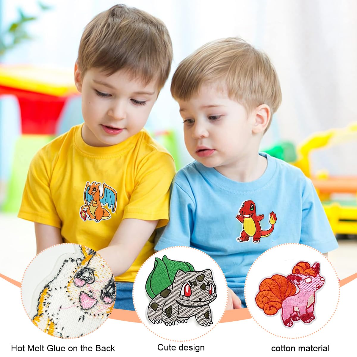 FANCYKU Cartoon Applique Patches