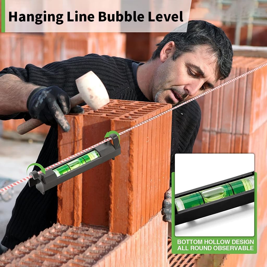Serplex 4-In-1 Portable Small Level Bubble Tool Set Magnetic Pocket Level, T Level, Hanging Line Level, Circular Level, Bubble Spirit Levels Set Precision Magnetic Horizontal Bubble Level With Box