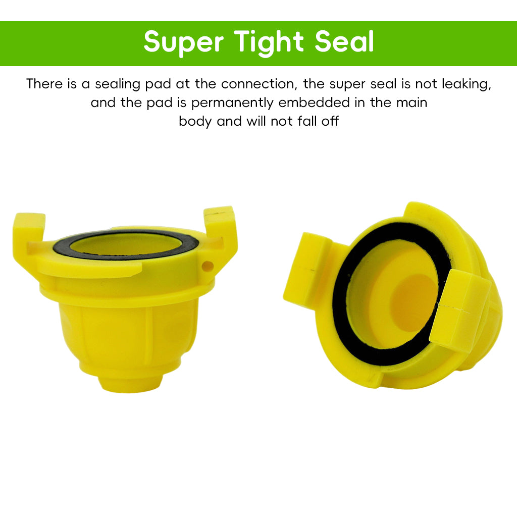 HASTHIP 1/2 inch Hose Connectors Garden Hose Pipe Connectors Water Pipe Connectors Leaking Proof Hose Connectors, Pack of 2