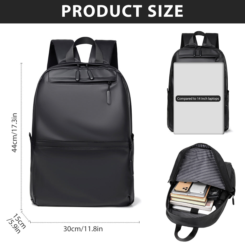 GUSTAVE Men's Laptop Backpack, Waterproof Backpack, Large Capacity Backpack