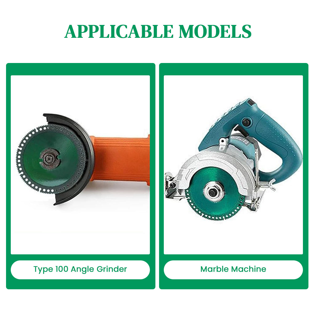 Serplex Multi-function Cutting Disk for Grinder 4'' Diamond Made Hard Metal Cutting Disk for Marble, PVC, Stone, Ceramics, Wood, Color Steel Tiles