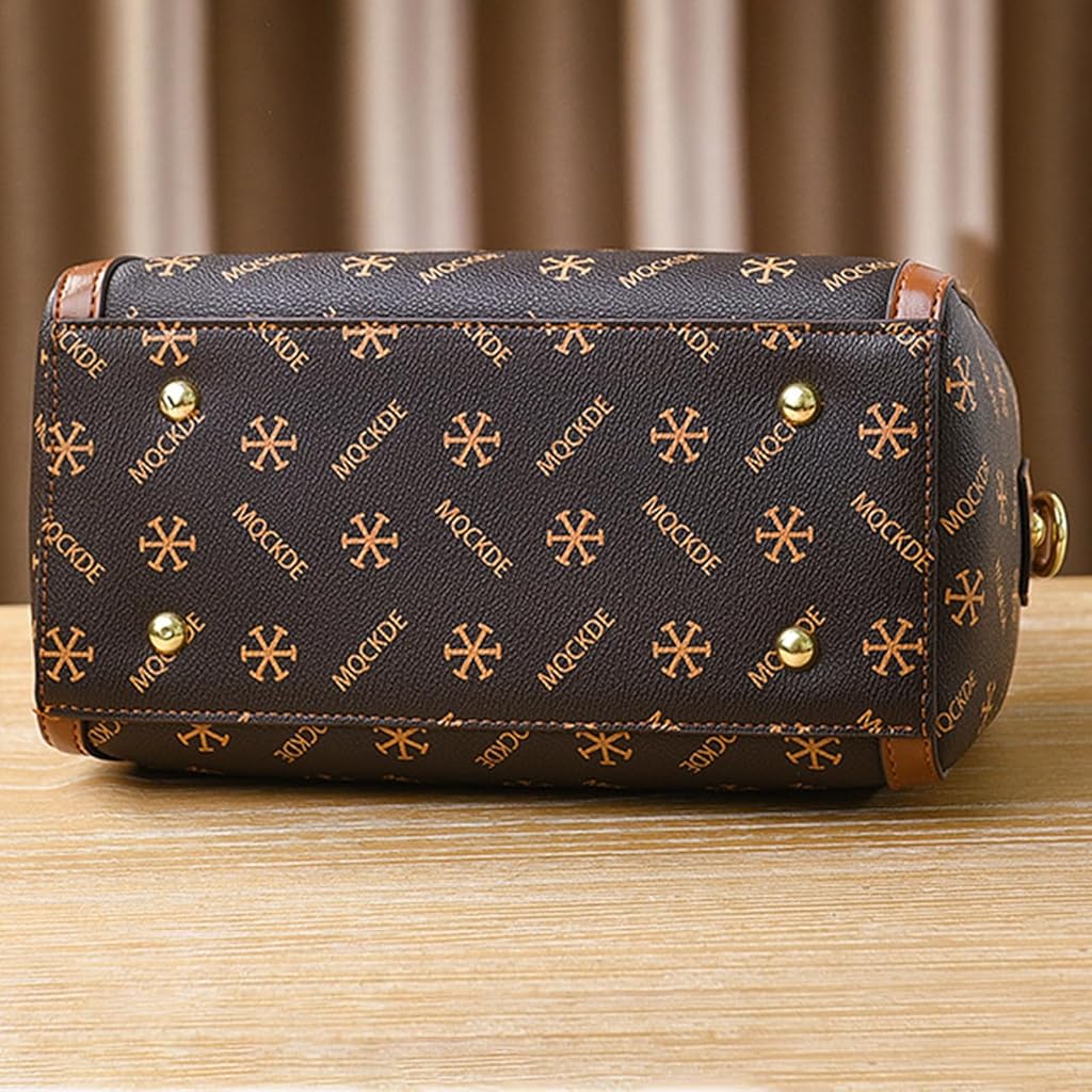 PALAY Handbag for Women Fashion Vintage Print Hand Bag with Shoulder Strap Evening Bag Shoulder Bag Crossbody Bag Casual Handbag Mother's Day Gift Christmas Gift for Sisters, 25x14x18cm