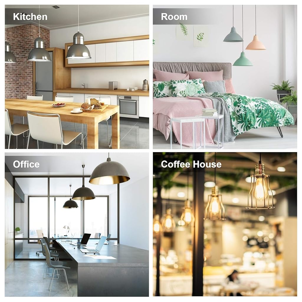 Optifit® 8PCS Metal Ceiling Hook for Hanging Flower Pot Plant Wall Mounted Baskets String Lights in Balcony Porch Hook with Screws White