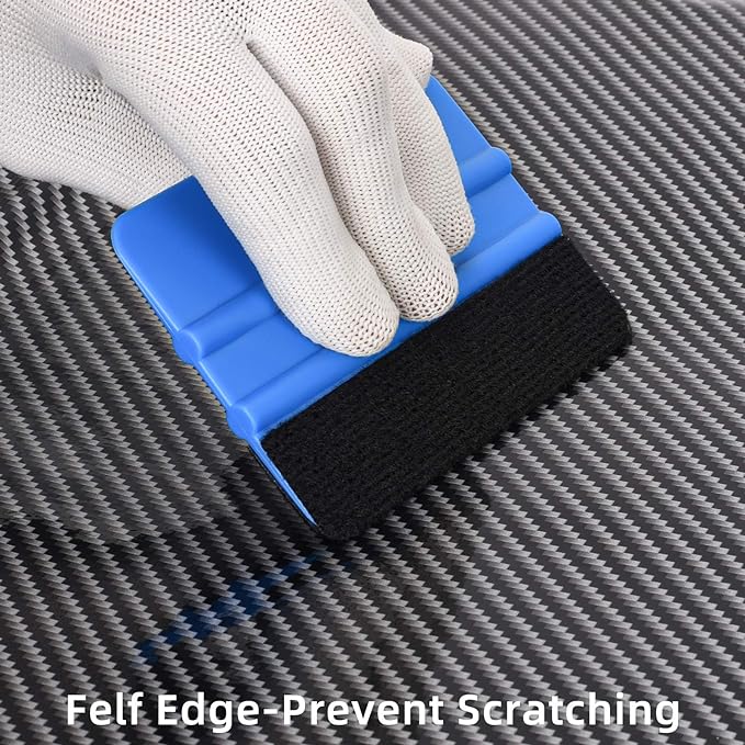 STHIRA® 10Pcs Vinyl Wrap Squeegee Tools 4'' Car Vinyl Scrapers Film Applicator Squeegees for Window Tint, Paint Protection Film and Vinyl Wraps, Wall Paper