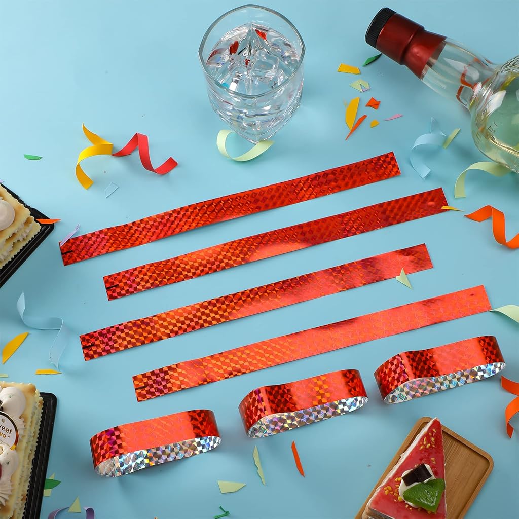 HASTHIP® Paper Wristbands Neon Wrist Bands