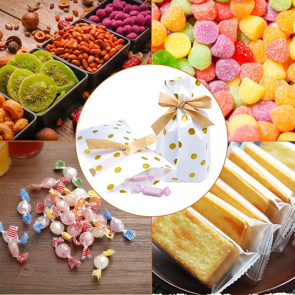 ZIBUYU® Pack of 25 Gift Bags with Drawstring Candy Bags