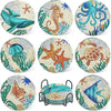 HASTHIP 8 Pcs Diamond Painting Coasters Kits, Exquisite Diamond Painting Coasters with Holder, DIY Diamond Art Coasters and Crafts for Adults Kids, Style B, acrylic HASTHIP 8 Pcs Diamond Painting Coasters Kits, Exquisite Diamond Painting Coasters with Holder, DIY Diamond Art Coasters and Crafts for Adults Kids, Style B, acrylic