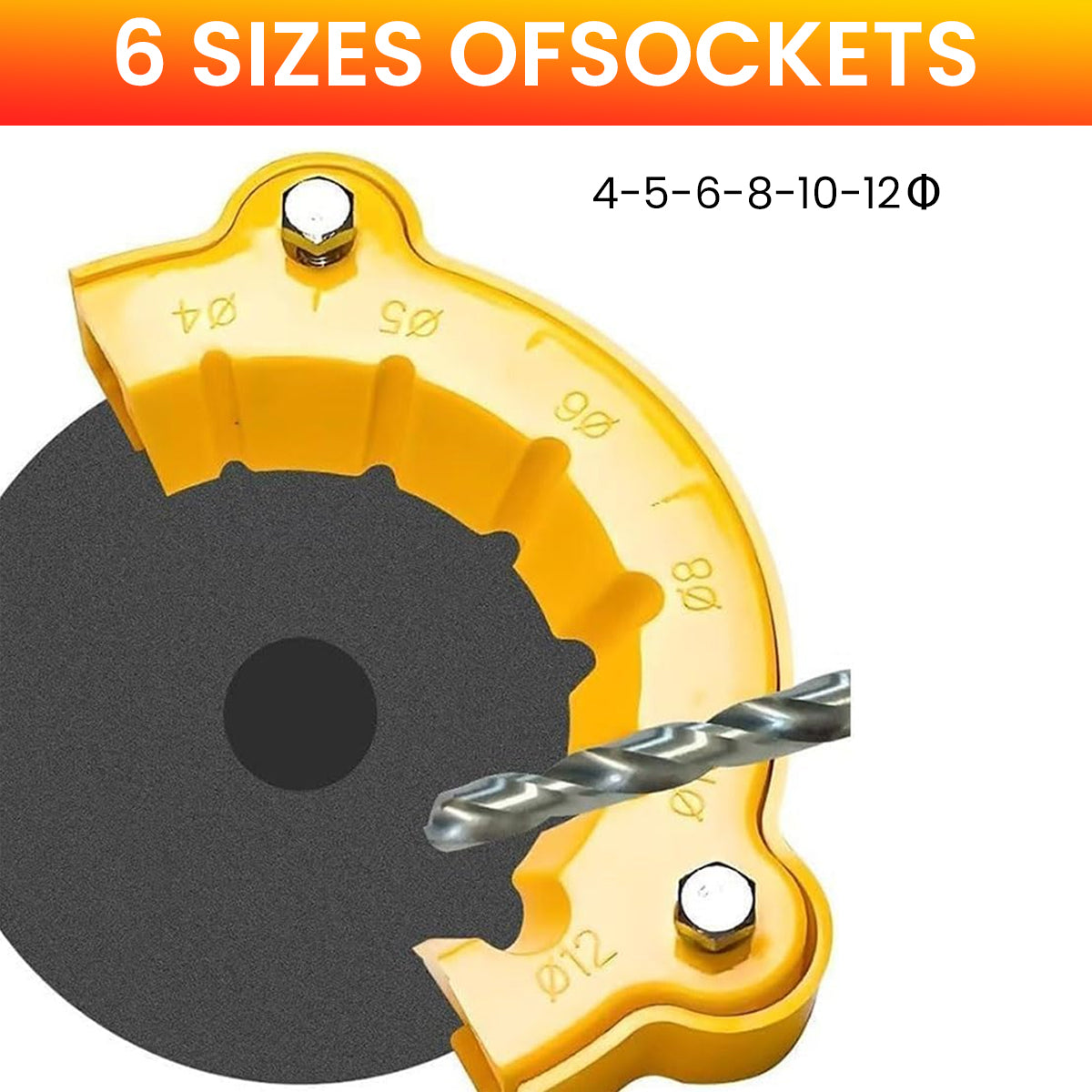 Serplex Multi Drill Bits Sharpener Attachment Tool for Electric Disc Cutter Electric Angle Grinder Attachment for Sharpening Drill Bits Universal Drill Bits Sharpening Tool for 4-12mm Dia Drill Bits