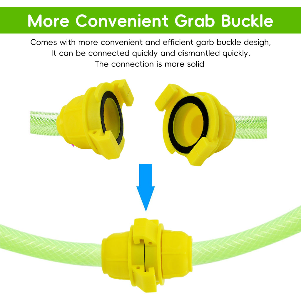 HASTHIP 1/2 inch Hose Connectors Garden Hose Pipe Connectors Water Pipe Connectors Leaking Proof Hose Connectors, Pack of 2