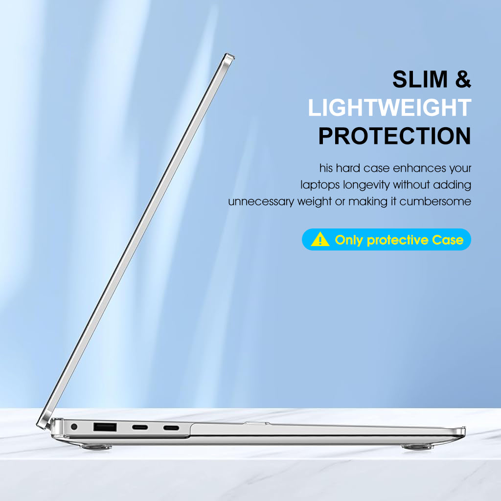 ZORBES For 2024 Surface Laptop 13.8 Inches Transparent PC Hard Case for Surface Laptop 7th Edition Snap-on Crystal Sheer Anti-scratch Protective Case