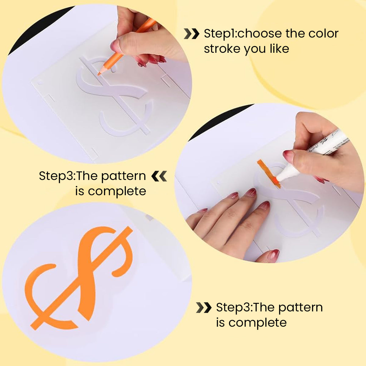 HASTHIP Alphabet Letter Stencils, 42Pcs Reusable Plastic Letter Number Symbol Interlocking Drawing Template Kit for Painting on Wood, Wall, Fabric, Rock, Signage, Door Porch