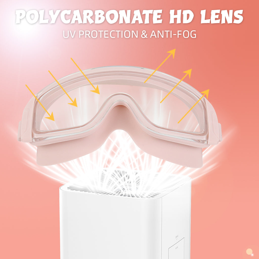 Proberos Swim Goggles No Leaking Anti-Fog Pool Goggles Swimming Goggles for Adult Men Women Youth, UV Protection 180° Vision Pink