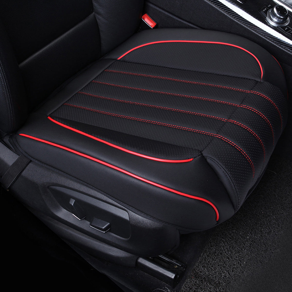 STHIRA 5D PU Leather Front Car Seat Cover Universal Fit Seat Cushion for Car Durable Car Seat Cushion Comfortable Car Seat Mat for All Seasons