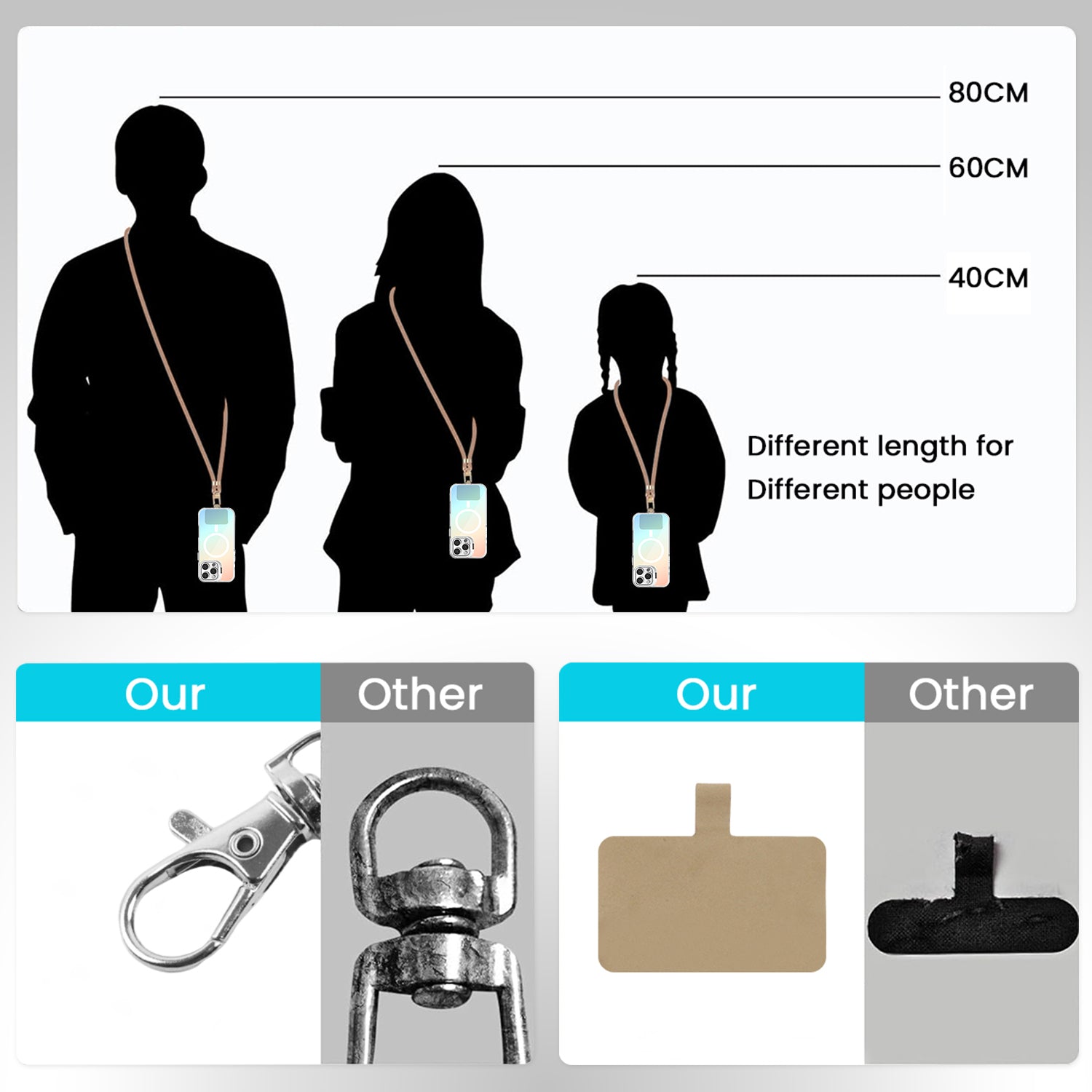 ZORBES Compatible with iPhone 16 Pro Phone Case with Nylon Lanyard for iPhone 16 Pro Support MagSafe Fashion Translucent Magnetic Phone Case with 2 in 1 Folding Camera Protective Frame Phone Holder