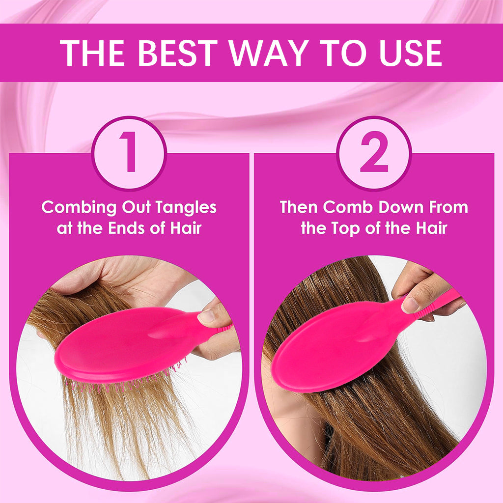 MAYCREATE Wig Brush Comb Professional Extension Brush with Ergonomic Travel Size Design for Human