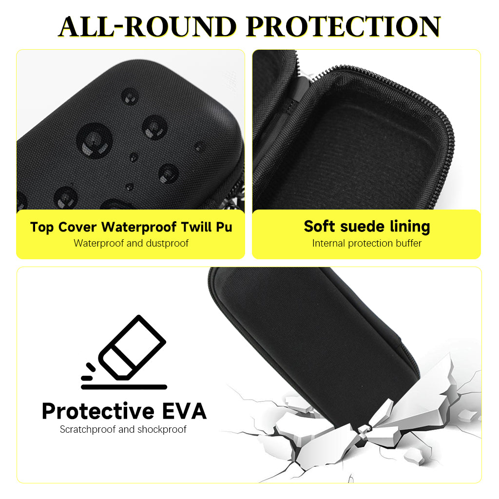 HANNEA Hard Case for Electric Trimmer and Shaver, Hard Travel Case for QP2520/ QP2530 /QP2620 /QP2630 Men's Electric Trimmer Shaver and Attachments (Case Only)