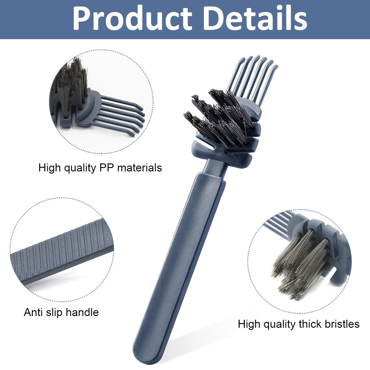 MAYCREATE Hair Brush Cleaning Tool, Hair Detangling Rake Brush Utility Tangled Hair Remover Tool for Hair Styling Comb, Dressing Comb, Barber Comb, Massage Brush
