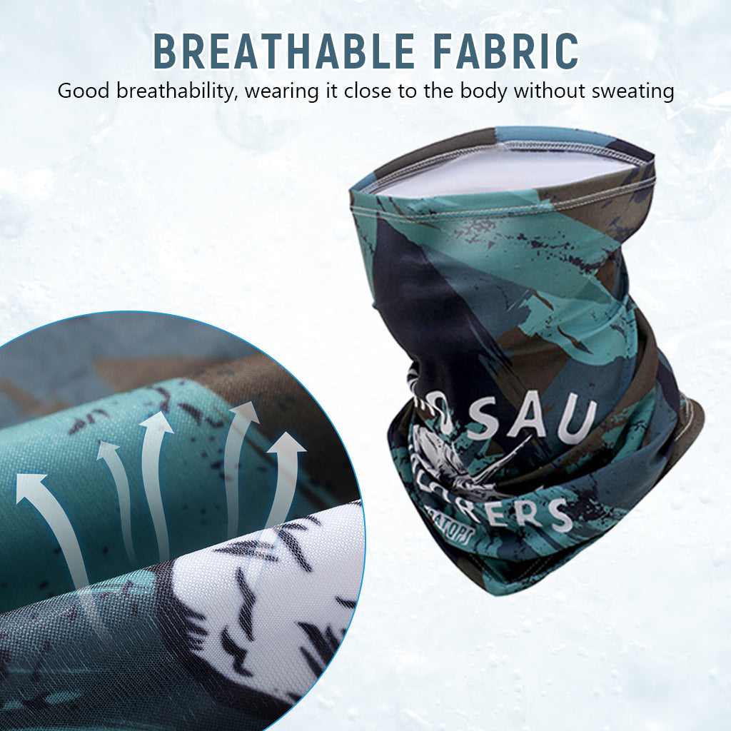 Proberos Riding Face Mask Neck Gaiter & Arm Sleeve Summer UV Protection Cool Breathable Face Mask Fashion Men Women Print Anti-slip Elastic Arm Sleeve Outdoor Sport Gear for Cycling, Hiking, Running
