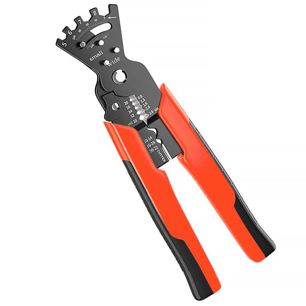 Serplex Wire Stripper Multifunctional Wire Cutter Wire Stripper and Cutter Cable Stripping Tool Crimping Tool Wrench Tool Electric Cutting Plier Wire Crimping Tool for Terminals, Wire Cables, Screw