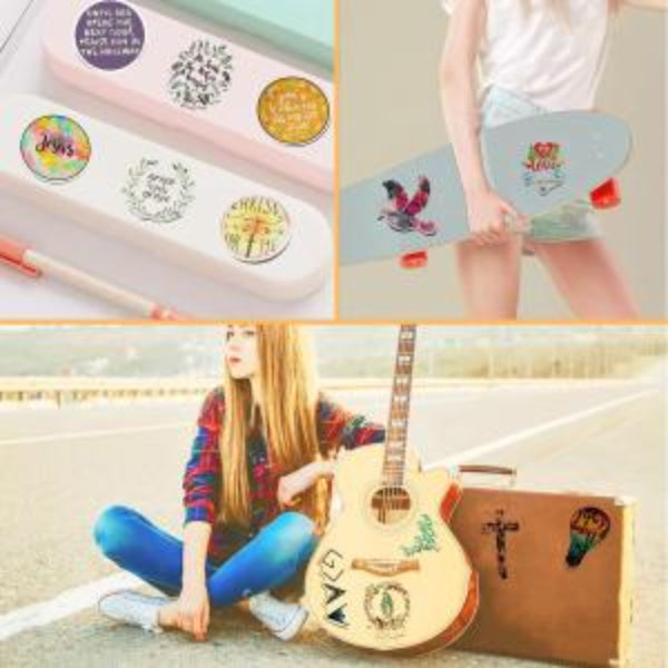 HASTHIP 100pcs Jesus Christian Stickers - Bible Verse Faith Stickers, Cross Wisdom Words Decals Stickers for Water Bottles, Religious Christian Easter Gifts Stuff Merchandise for Kids Boys Girls