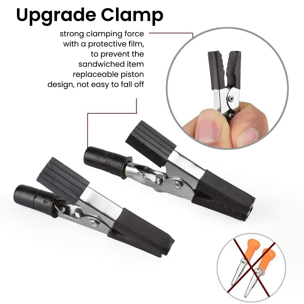 Serplex Wire Welding Aid with 3-Color LED Light Third-Hand Tool Desk Soldering Station Soldering Helping Hands with 2 Flexible Alligator Clip Arms Screw Fixed Soldering Station PCB Holder