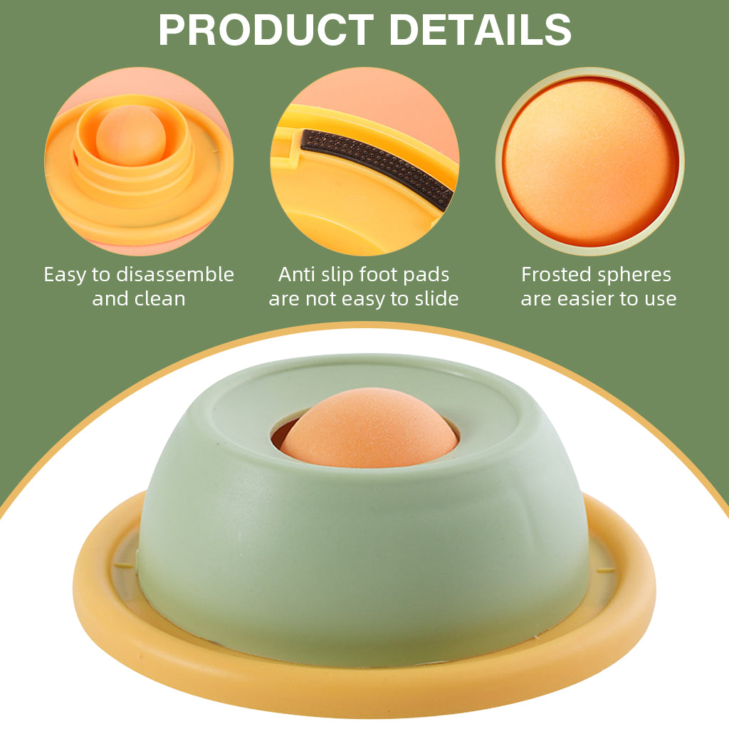 Qpets Cat Treats Slow Feeder Licking Pad Food Grade Safe Cat Snack Dispensing Plate Detachable Treats Licking Dispenser Plate Easy to Clean