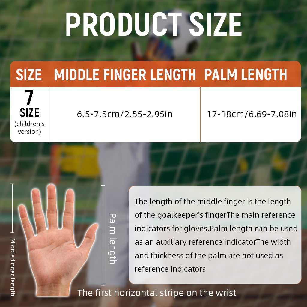 HASTHIP Soccer Gloves, Goalie Gloves, Goalkeeper Gloves with Fingersave, Ultimate Grip Football Goalie Gloves with Strong Receiver, American Football for Men, Boys, Youth, Adult, Kids