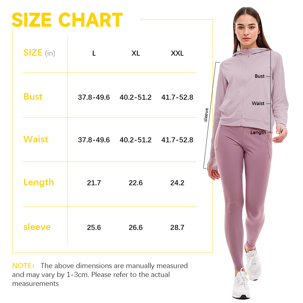 SANNIDHI Women's Sun Protection Jacket UPF 50+ Full Zipper Long Sleeve UV Hoodie Shirts Outdoor Athletic Jacket with Pocket Cooling Summer Clothing for Outdoor Hiking, XL, Pink