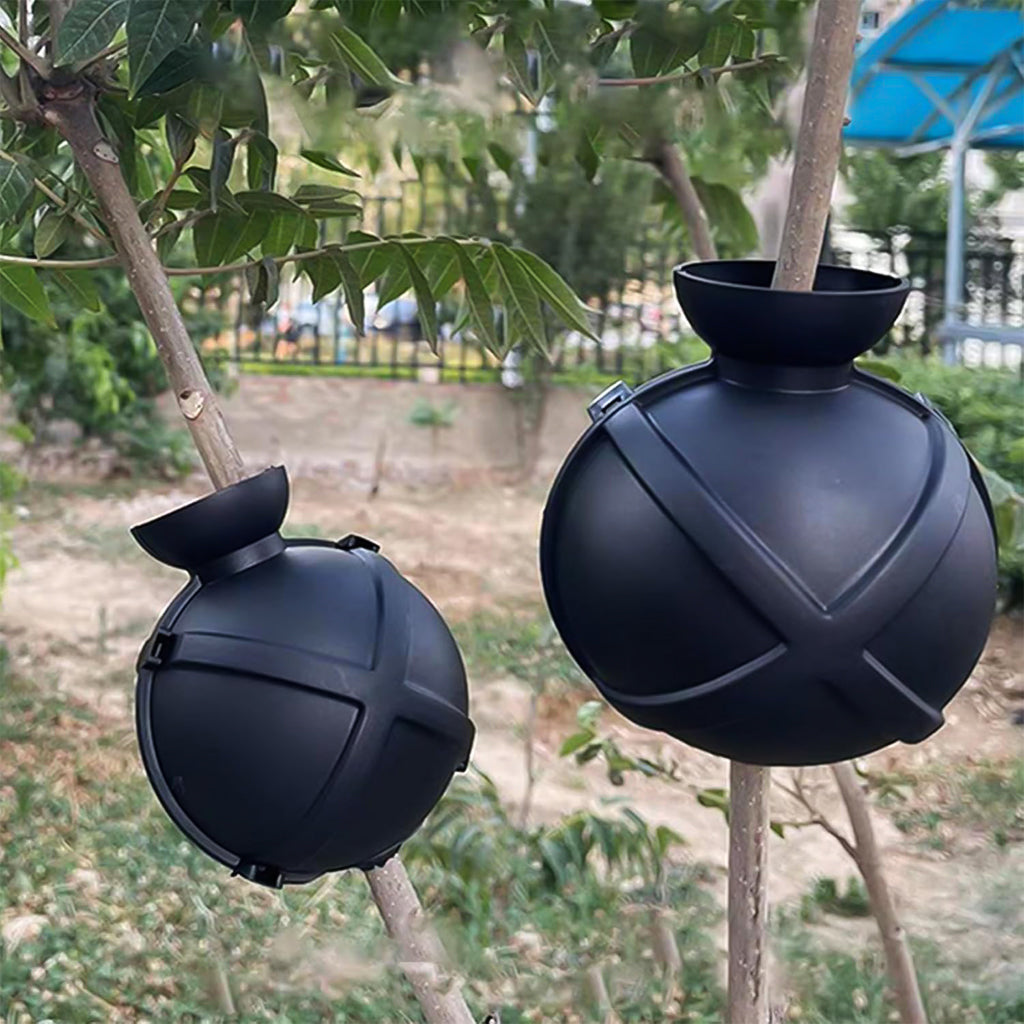 HASTHIP 6 Pcs Plant Rooting Ball - Plant Root Grow Box - Reusable Plant Rooting Grow Propagation Ball - Garden Grafting Tools for Indoor/Outdoor Plants - Air Layering Plant Propagation Ball (Black)