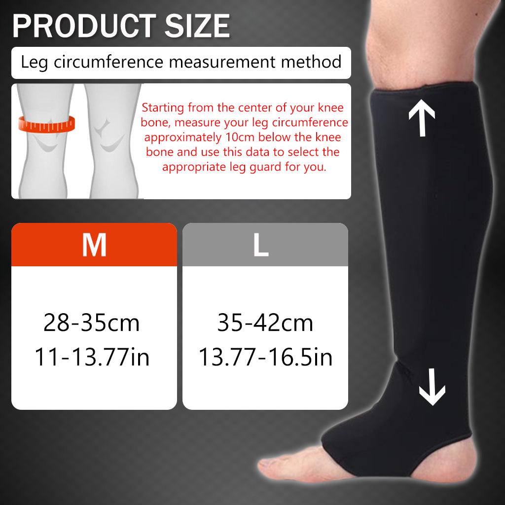Proberos Elastic Shin Instep Guards with Insert Pads, Instep MMA Muay Thai Kick Boxing Taekwondo Protector Training, Shin Guards Adults Shin Instep And Instep Guards, Size M