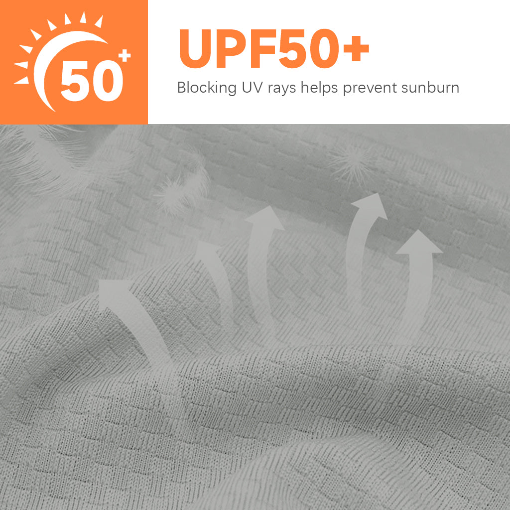 SANNIDHI Women's Sun Protection Jacket UPF 50+ Full Zipper Long Sleeve UV Hoodie Shirts Outdoor Athletic Jacket with Pocket Cooling Summer Clothing for Outdoor Hiking, XXL, Grey