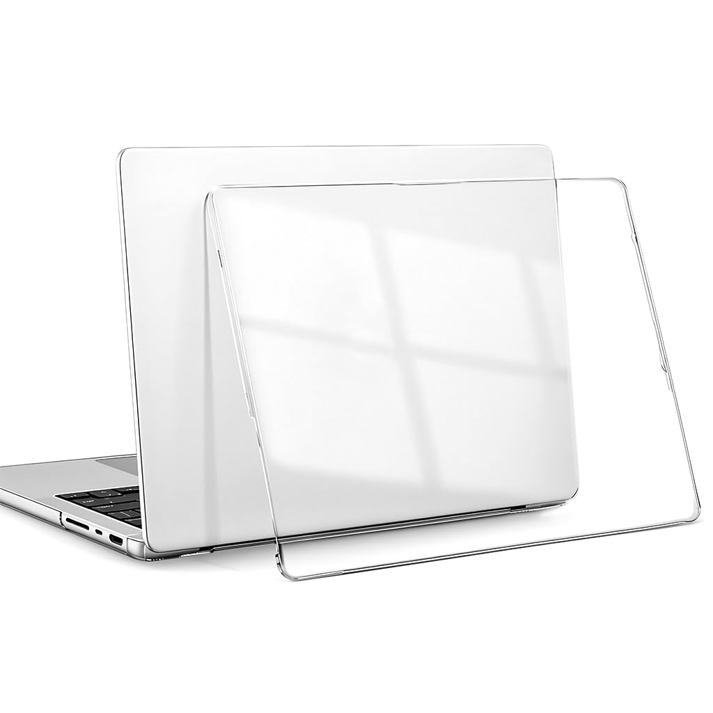 ZORBES Laptop Case Cover for MacBook Pro M4 14 Inch Transparent Laptop Case Fashion Cover Transparent Laptop Case Cover Compatible with MacBook Pro M4 A3112 /A3185 /A3401 /A2992 /A2918/ A2779/ A2442