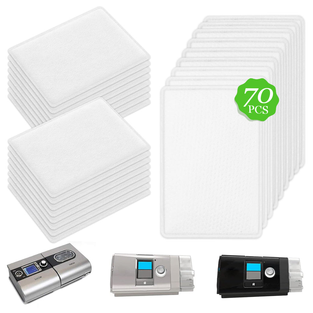 HASTHIP® 70Pcs Filters for CPAP Machine Replacement Cotton Filters Only for ResMed Airsense10/Aircurve10/S9 CPAP Machine.