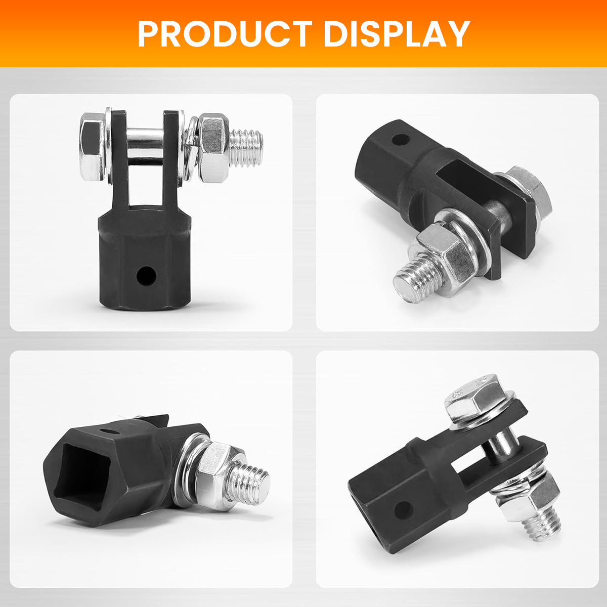 Serplex Car Jack Adapter, 1/2 Inch Car Scissor Jack Adapter, Drill Adapter Replacement for Ring Or Double Hole Scissor Jacks