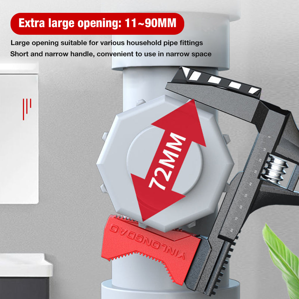 Serplex 24 in 1 Faucet and Sink Installer Multi Tool Adjustable Clamp Width Universal Wrench for Nuts, Pipes, Tee, Wrench Plumbing Tool for Pipe and Tub Drain Removal Nut Wrench