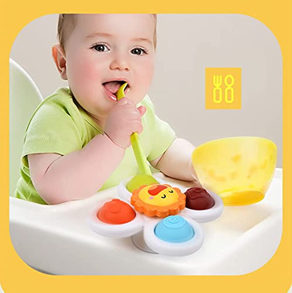 PATPAT Baby Toys ,3Pcs Bath Toys for Kids 1 2 Year Old, Suction Cup Toy, Sensory Toy Learning Toy Birthday Gifts for Girls Boys