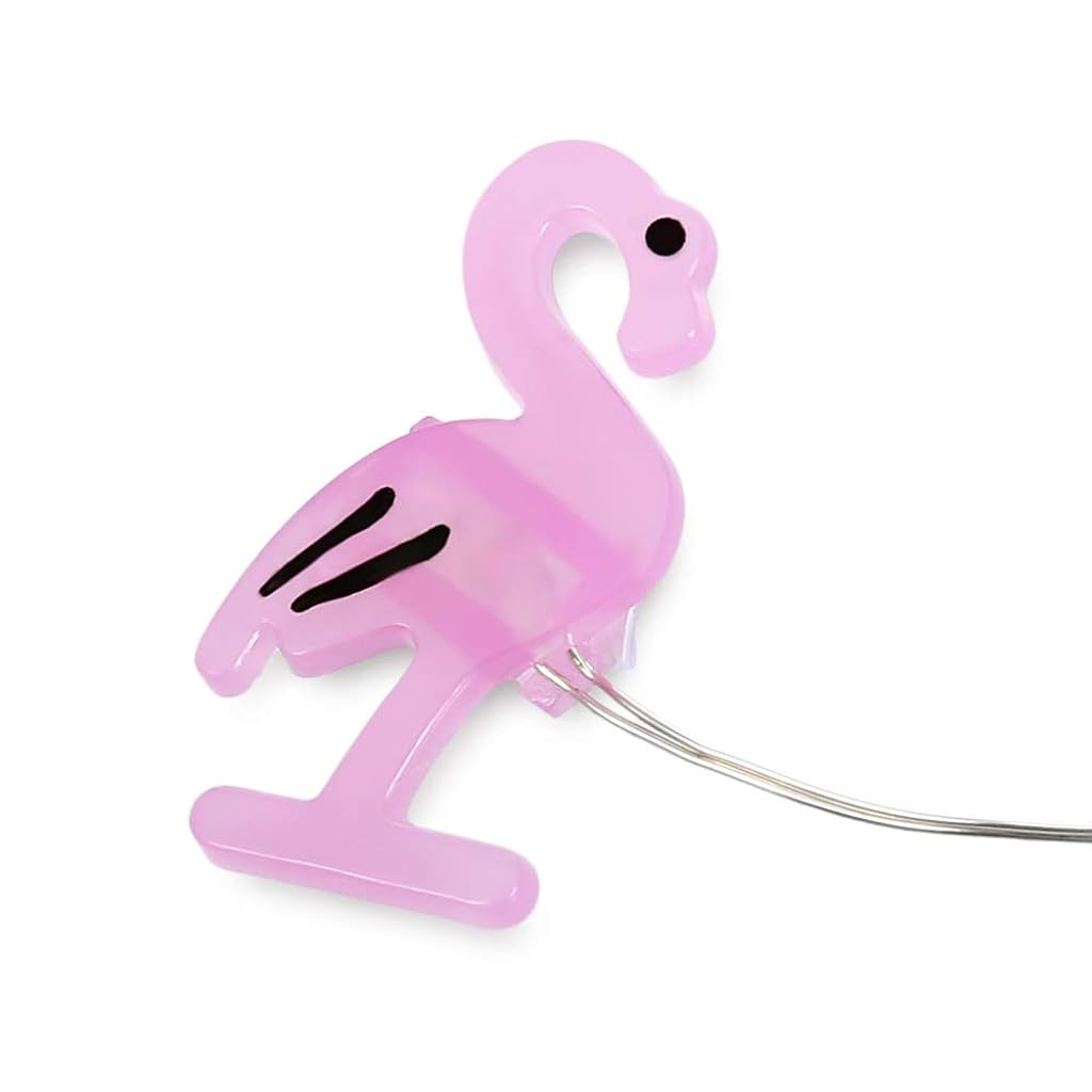 Verilux 2m 20 LEDs Red Crane Cooper Wire String Light for Christmas Home Festival Decoration (Pink)