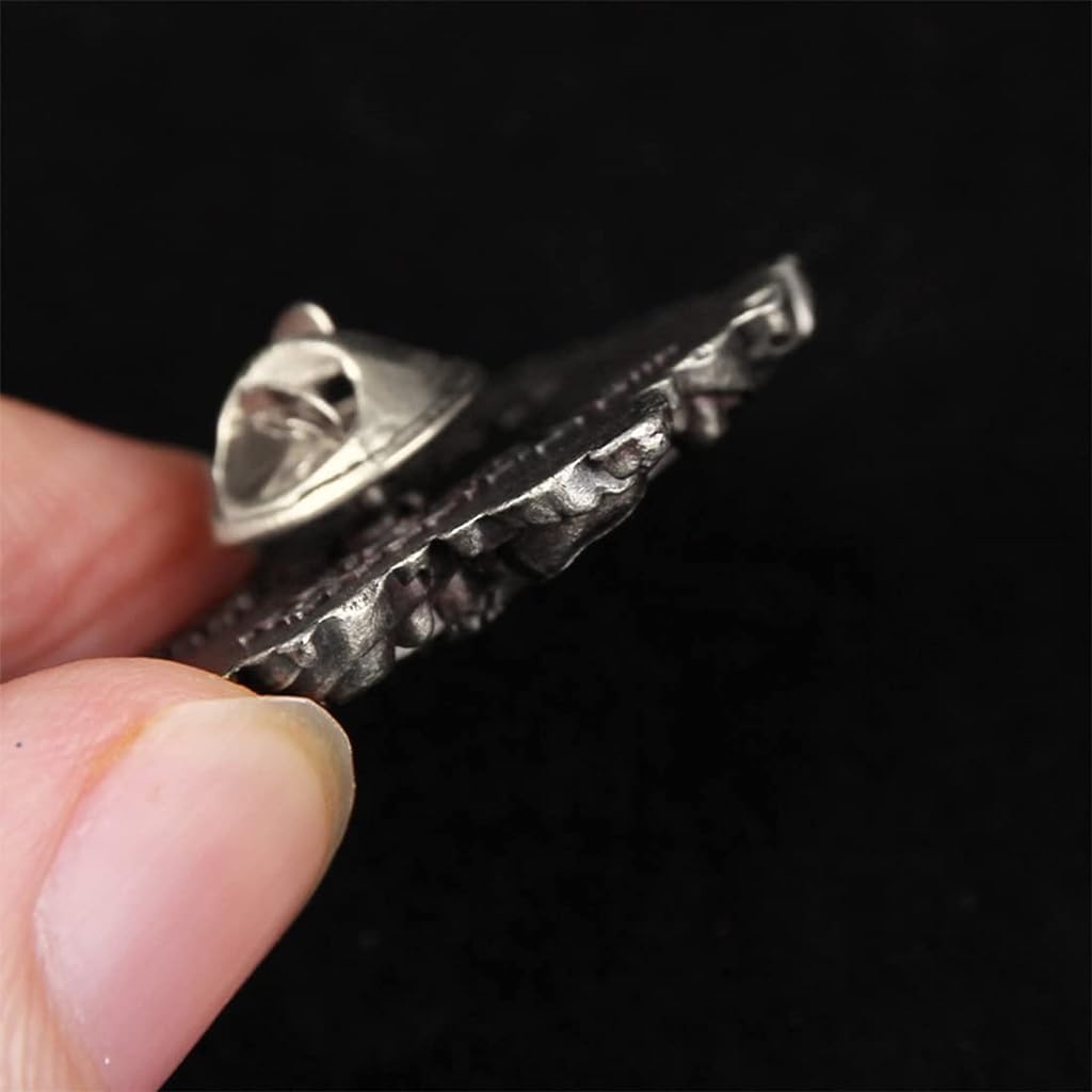 SANNIDHI Ravenclaw Badge for Boys Girls - Costume Badge for Harry Potter Theme Cosplay Badge Zinc Alloy Brooch Accessory Halloween Kids Gift Badge Toy