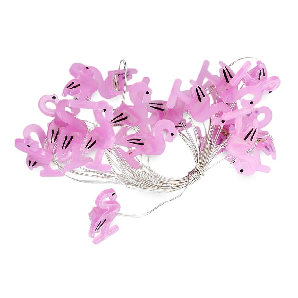 Verilux 2m 20 LEDs Red Crane Cooper Wire String Light for Christmas Home Festival Decoration (Pink)