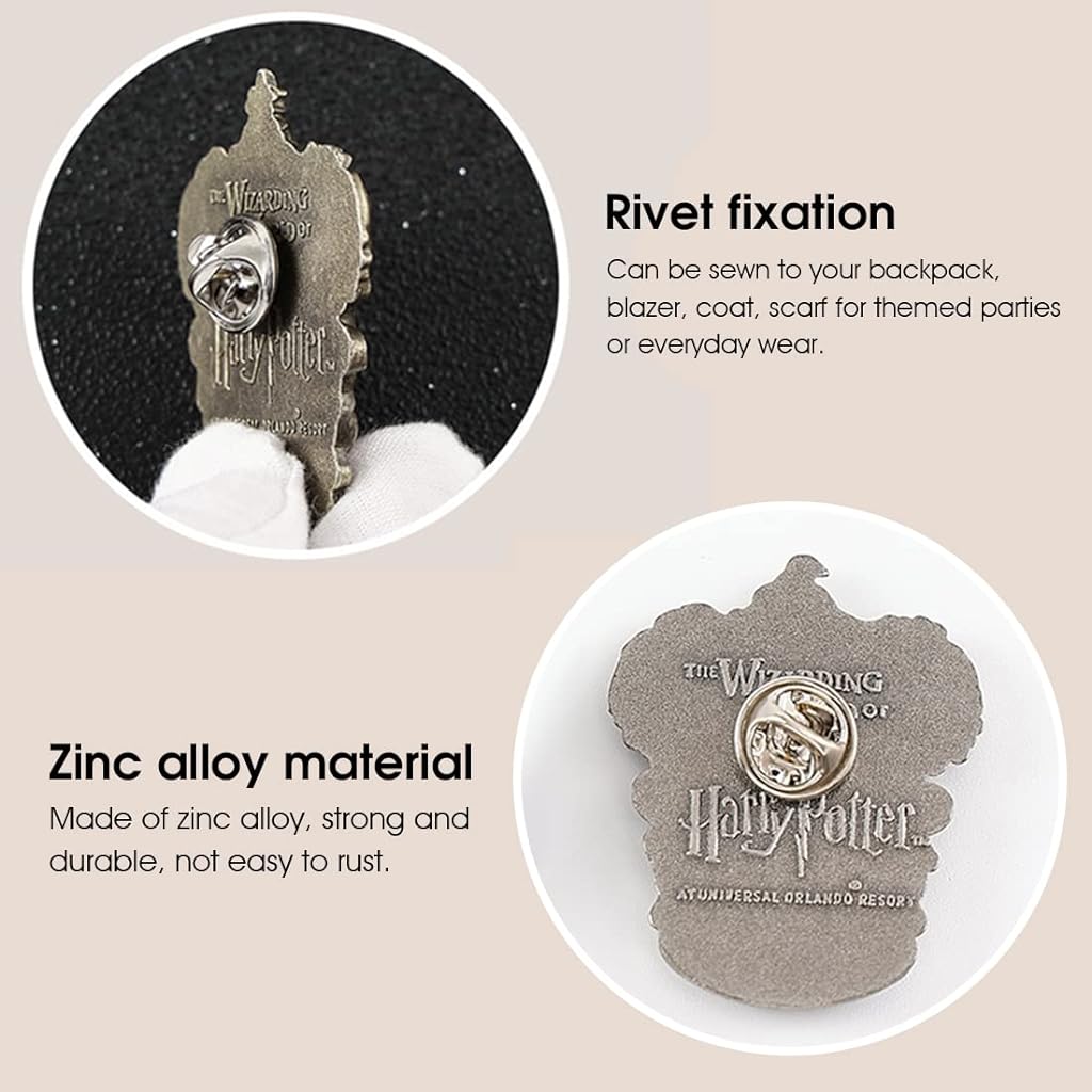 SANNIDHI Ravenclaw Badge for Boys Girls - Costume Badge for Harry Potter Theme Cosplay Badge Zinc Alloy Brooch Accessory Halloween Kids Gift Badge Toy