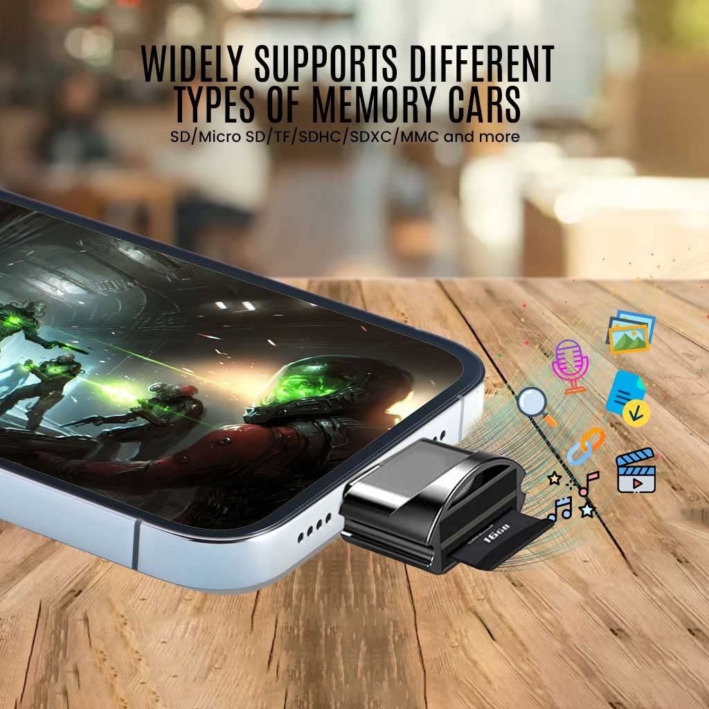 Verilux Micro SD Card Reader Mini Type C Card Reader TF Card Reader with Keychain USB C to Micro SD SDHC SDXC OTG Memory Card Reader Compatible with Laptops, MacBook, Samsung Galaxy Note 20 S20
