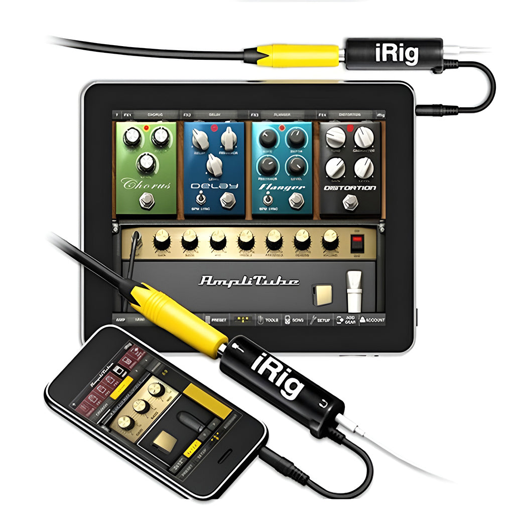ZORBES Mobile Guitar Amplifier with Effects Adapter for iPhone,iPad Support Amplitube Guitar Amp & Effects Rig System