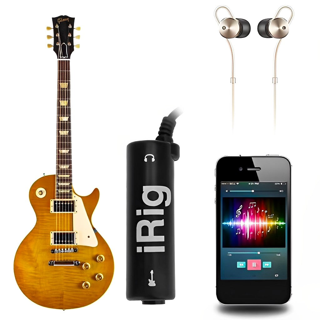 ZORBES Mobile Guitar Amplifier with Effects Adapter for iPhone,iPad Support Amplitube Guitar Amp & Effects Rig System