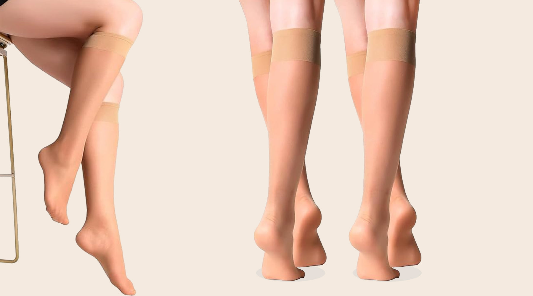 Elevate Your Look with Women’s Sheer Knee-Highs