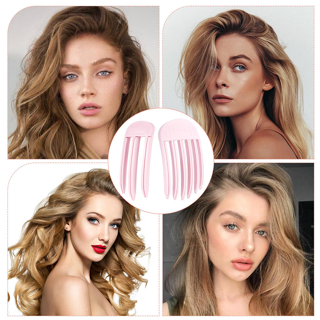 MAYCREATE 2Pcs Hair Volumizer Hair Volume Clips for Women Men, Hair Puff Clips for Women, 3 & 6 Teeth Instant Comb for Fluffy Bangs, Volumizing Hair Clips No-Trace Hair Root Lifting Clips
