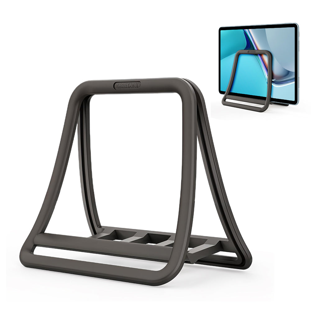 ZORBES Desk Laptop Holder Laptop Rack Holder Organizer for Pad, Laptop, Triangle Vertical Device Cooling Rack Universal Desk Organizer Bracket for Laptop, Tablet