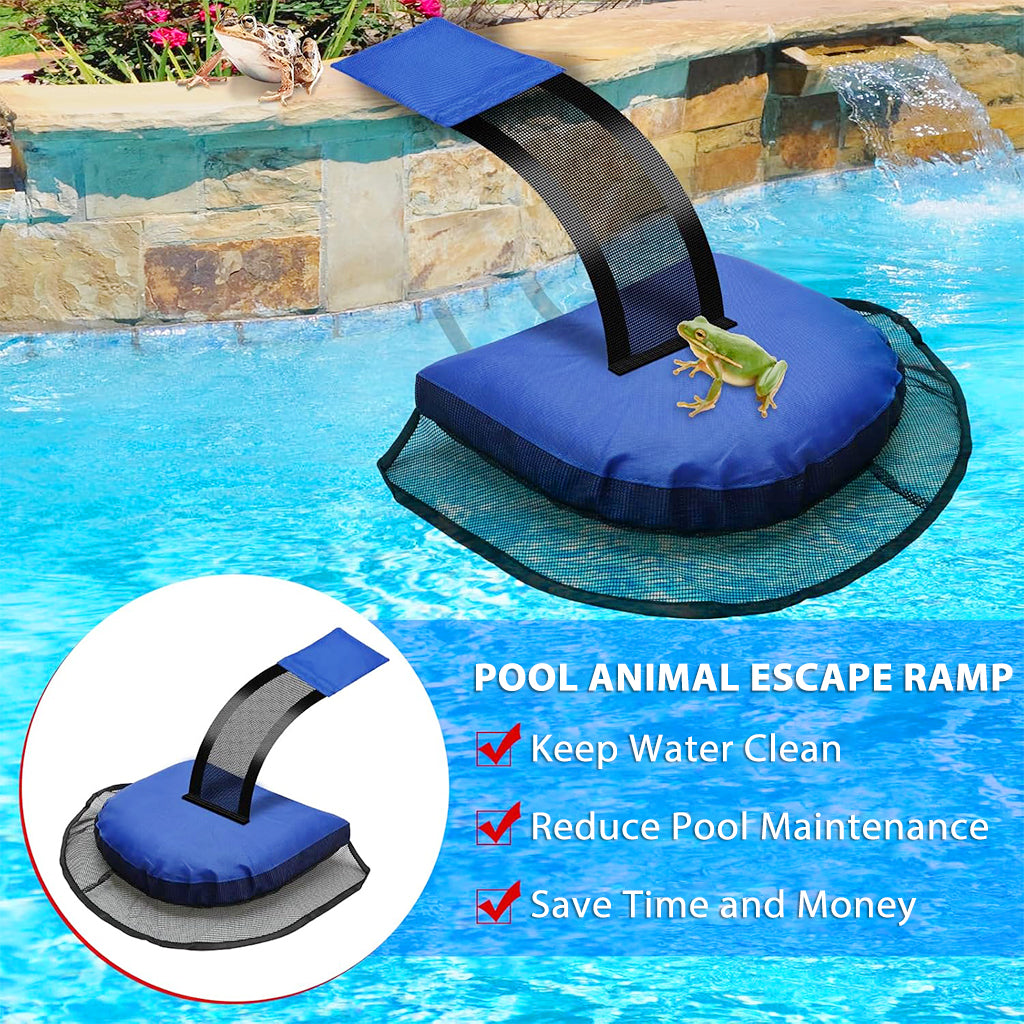 HASTHIP Outdoor Swimming Pool Tool Small Animal Escaping Ramp Floating Soft Escaping Arch Ladder Bridge for Frog, Birds, Squirrels