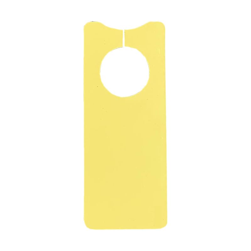 HASTHIP® Plant Labels, 100Pcs PVC Hanging Marker Tags for Outdoor Indoor Garden, Yellow