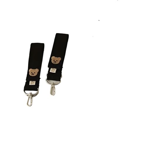 SNOWIE SOFT® 1 Pair Baby Stroller Hook Bear Stroller Hooks Adjustable Bag Hanging Hooks